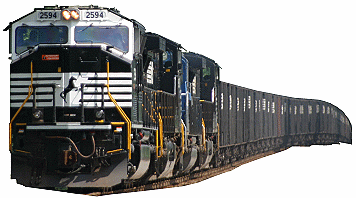 NS 2594, Train 846, Smothers, VA,  BLET Engineer RJ Johnson, November 2004