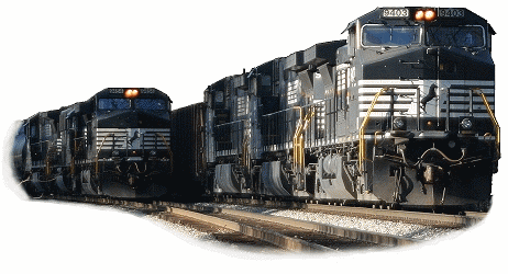 NS 9403, Train 921, White, VA, March 2004