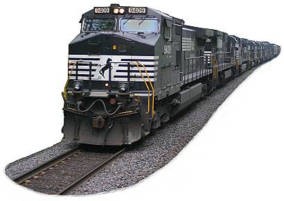 NS 9409, Train 128, White, VA,  BLET Engineer M James, May 2003